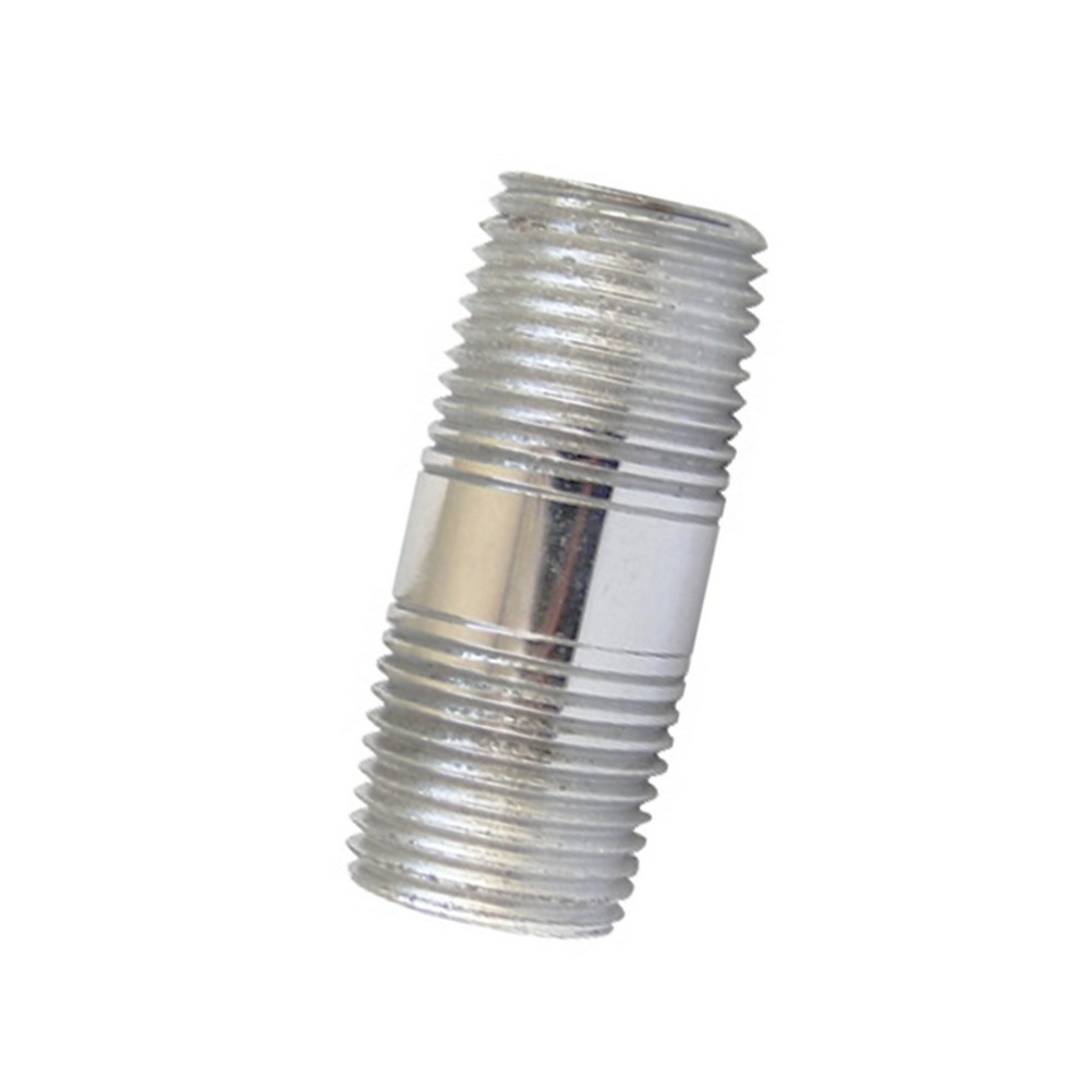 Niple cromado de 12.70 mm x 50.8 mm (1/2 x 2 pulgadas)