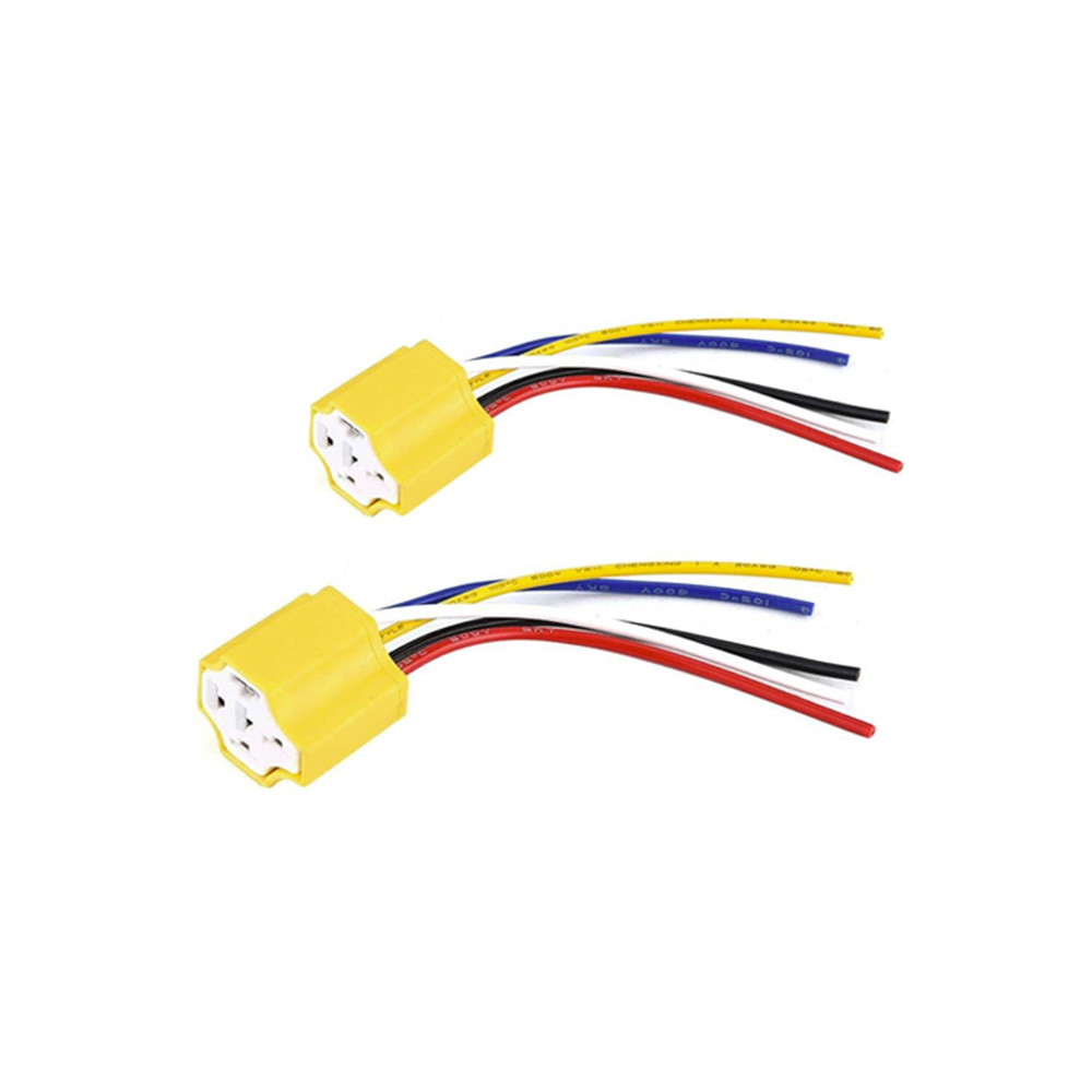 Socket de cerámica para foco 4 - 5 pines