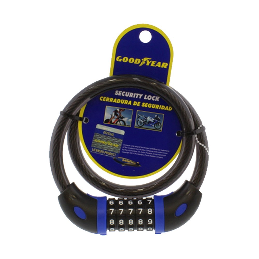 Cable de seguridad para moto 12 x 650 mm