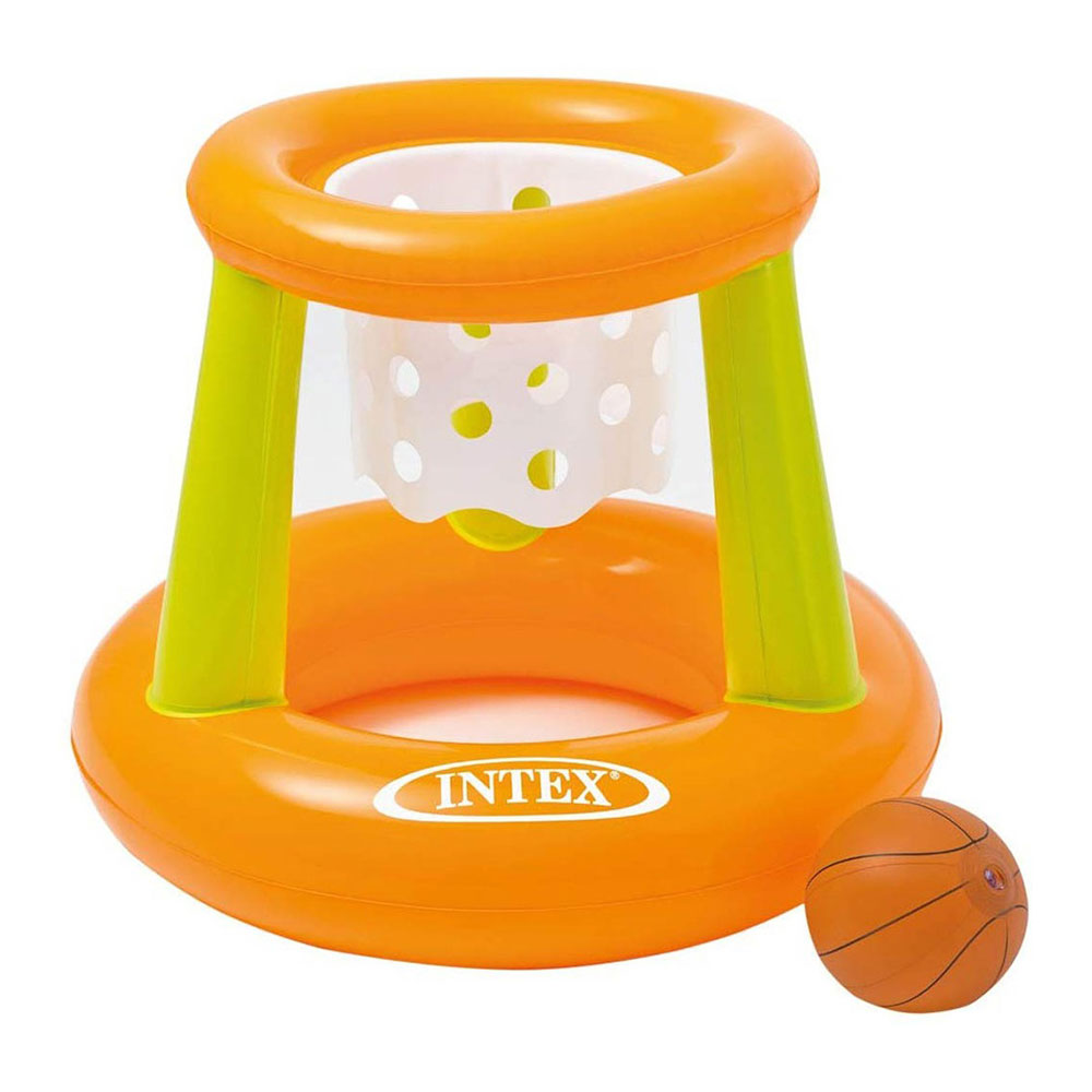 Flotador aro de basketball para piscina con pelota 2 unidades