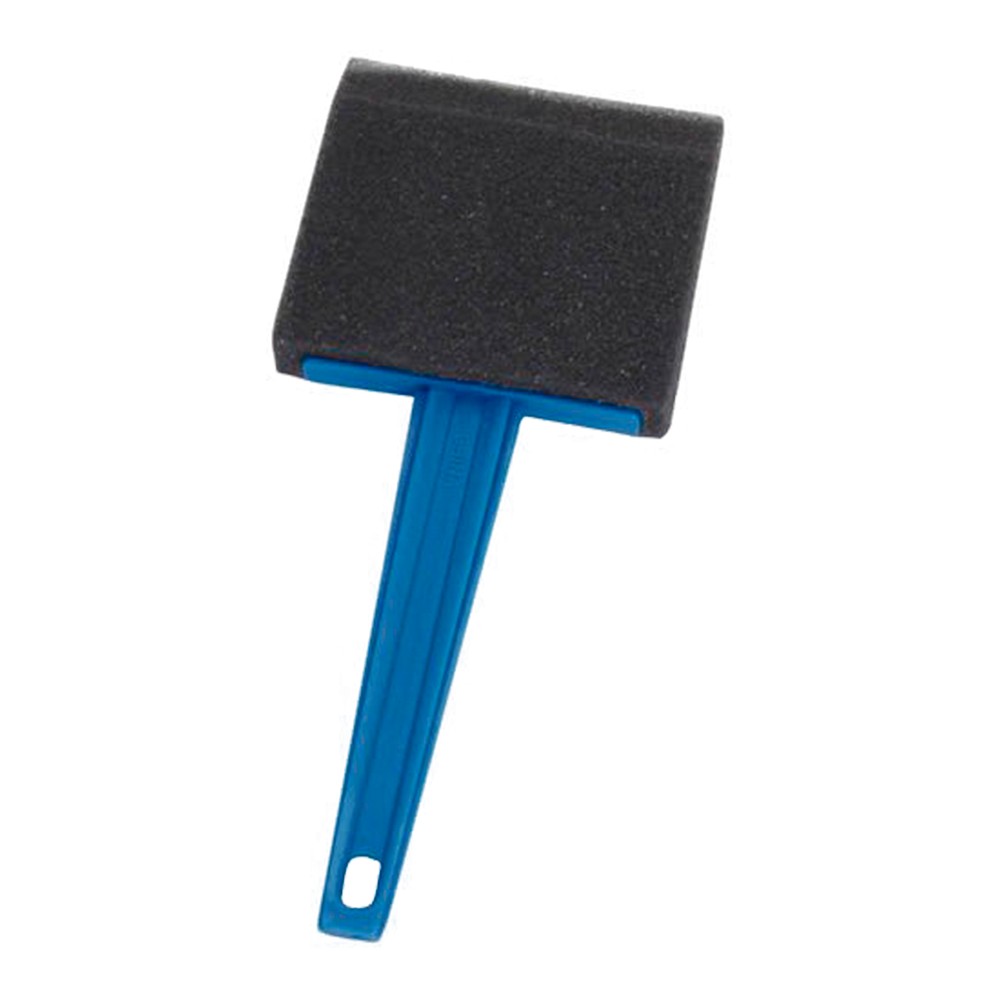 Brocha de esponja mango de plástico 3 in