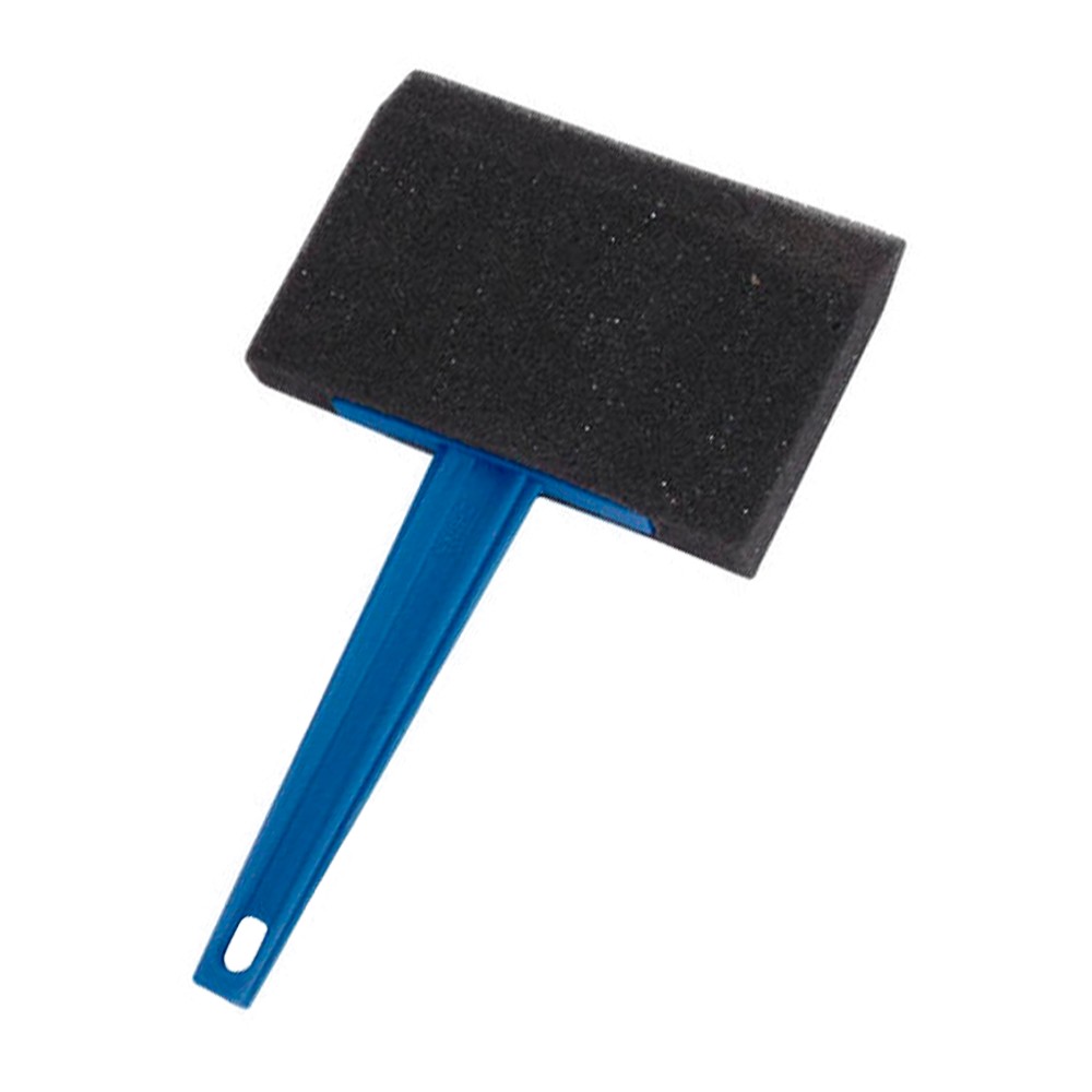 Brocha de esponja mango de plástico 4 in