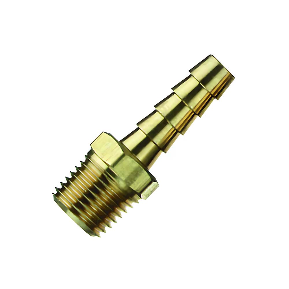 Terminal macho mnpt para manguera de compresor 3-8 x 1-4 pulgada