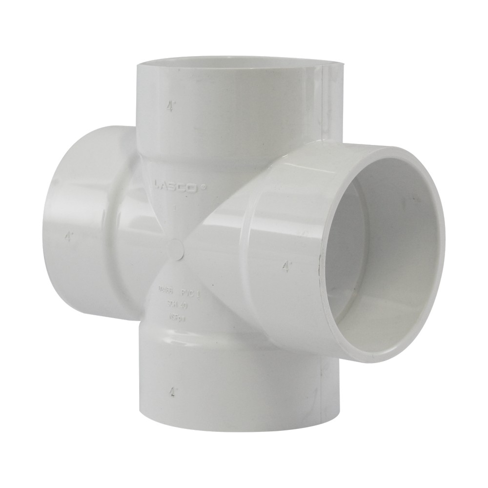 Cruz pvc de 10.16 cm (4 pulgadas)
