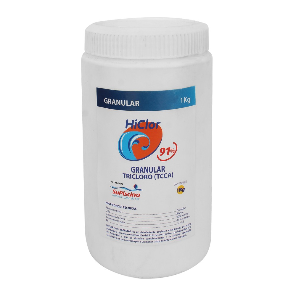 Tricloro 91% granulado cl plus 1 kg (2.2 lb)