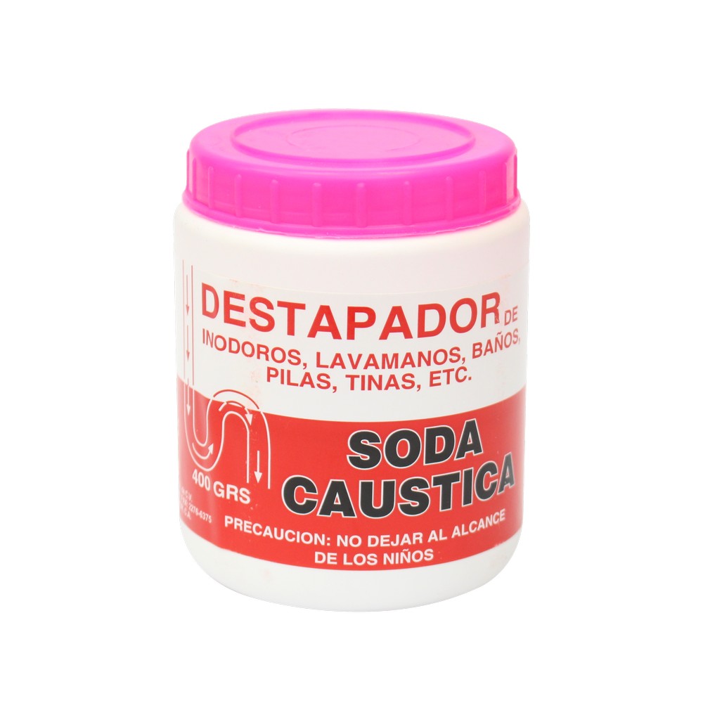 Soda caustica en escama con bote