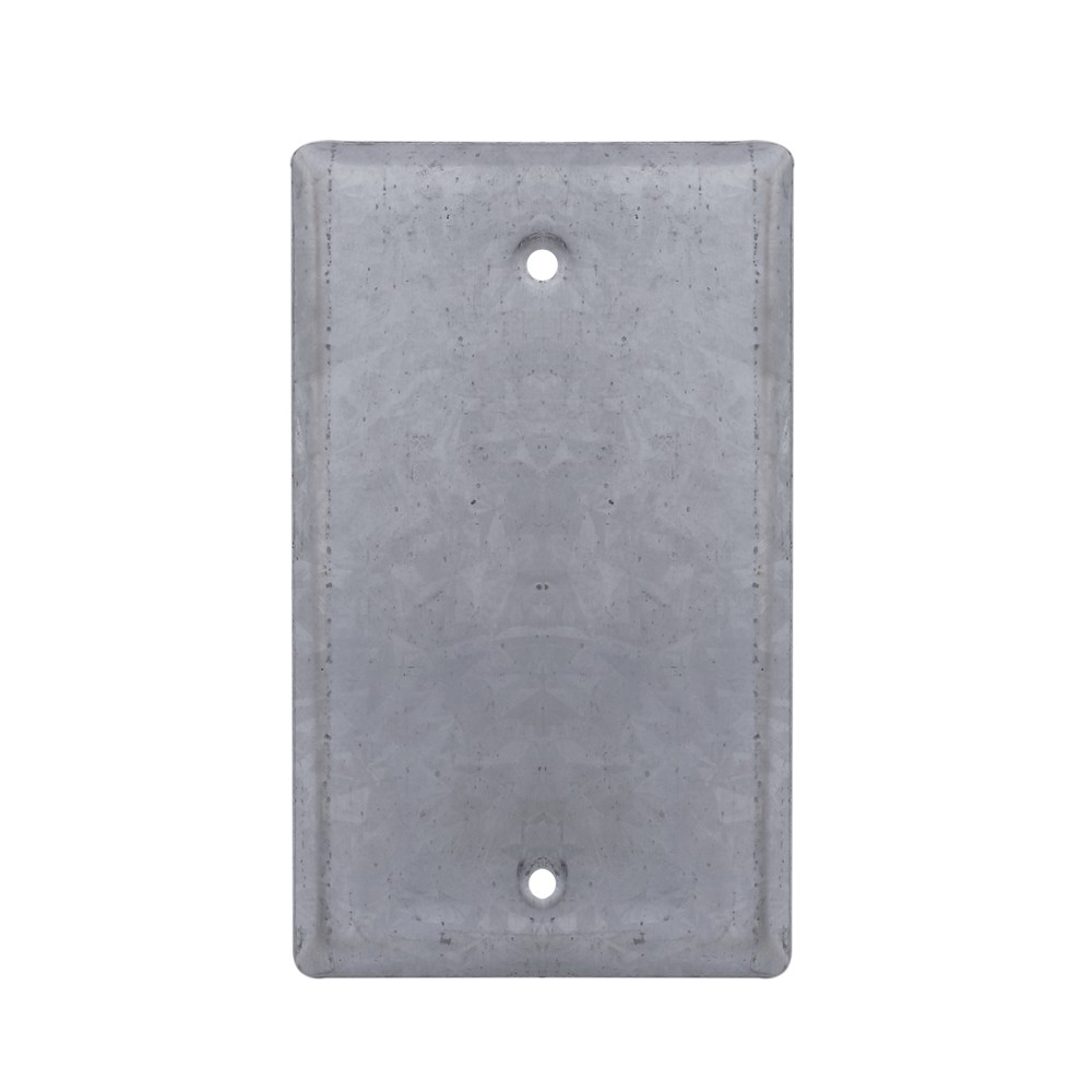 Tapadera rectangular 4x2 pulg ciega