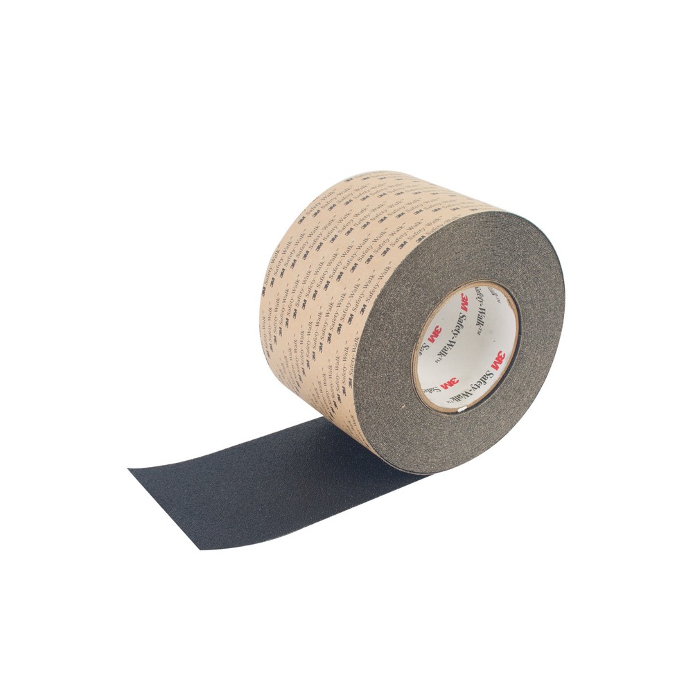 Cinta antideslizante negra de 5.08 cm