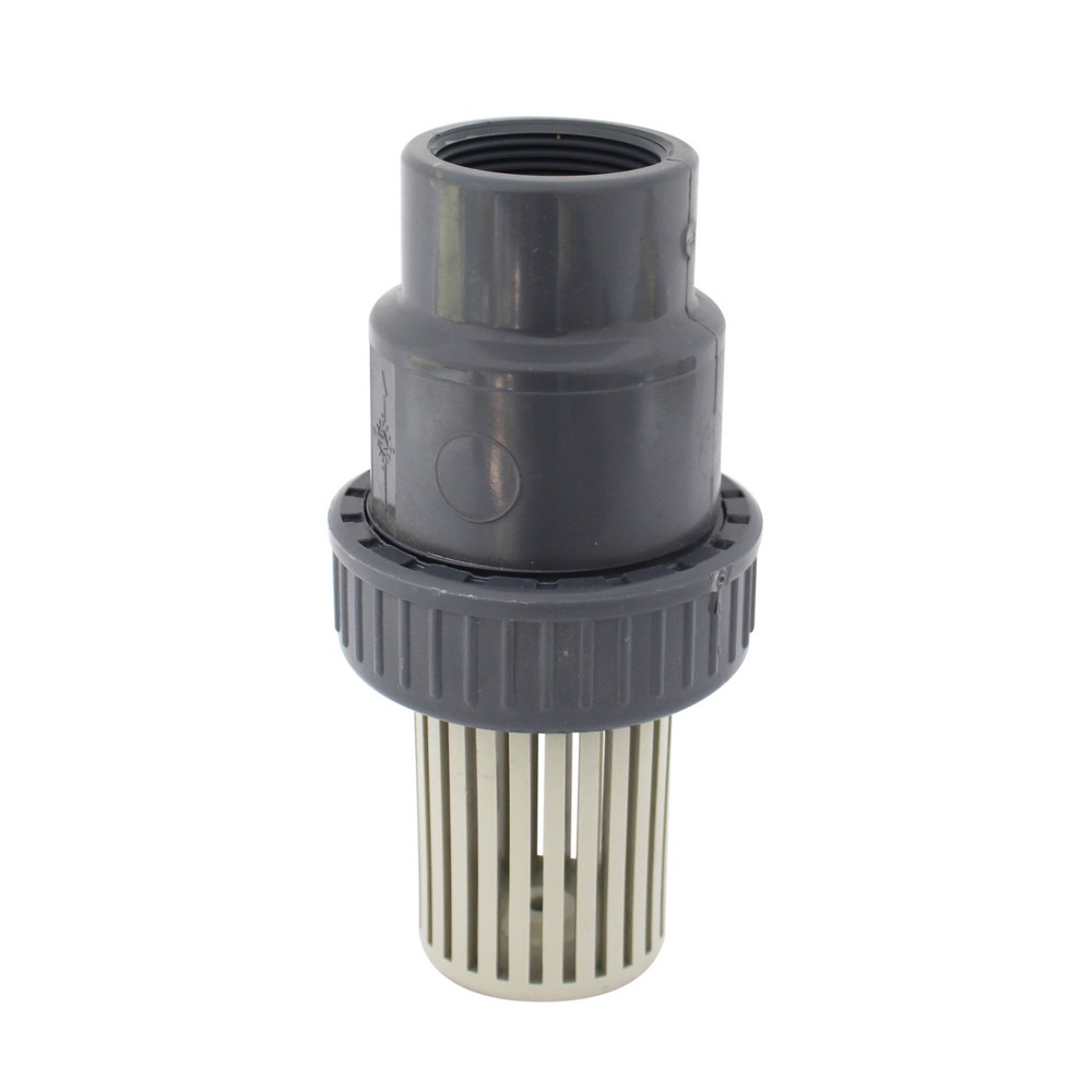 Válvula de pie pvc con rosca 31.75 mm (1.1/4 pulgadas)