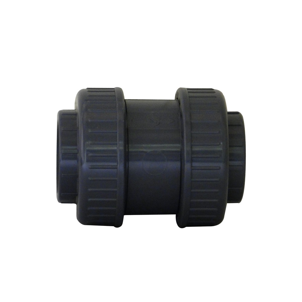 Válvula check horizontal de pvc con rosca 19.05 mm (3/4 pulgadas)