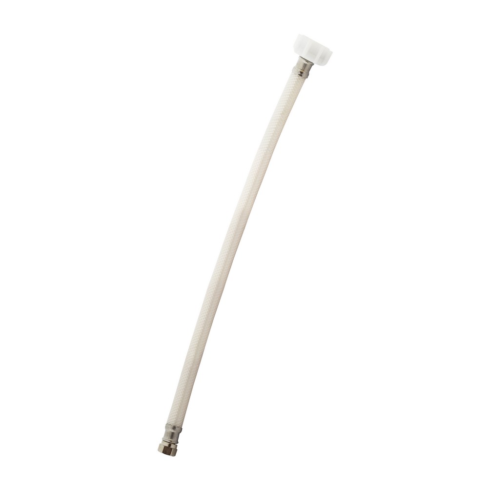Tubo de abasto flexible plástico para inodoro de 3/8 x7/8x20 pulg (9.52 mm x 22