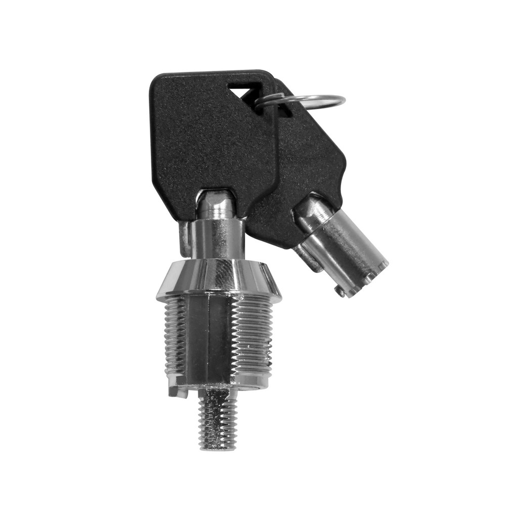 Cerradura tubular con llave plástica de 17 mm
