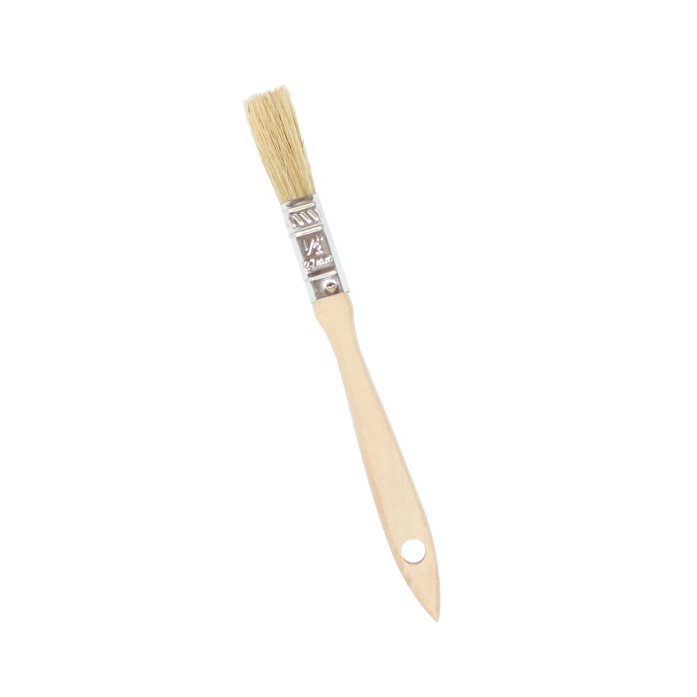Brocha cerda blanca domestica 1-2 in