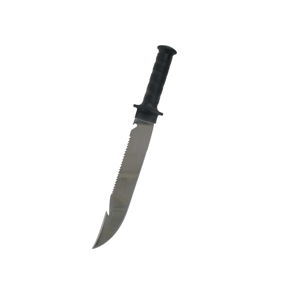 Cuchillo niquelado tipo tiburón 30.48 cm