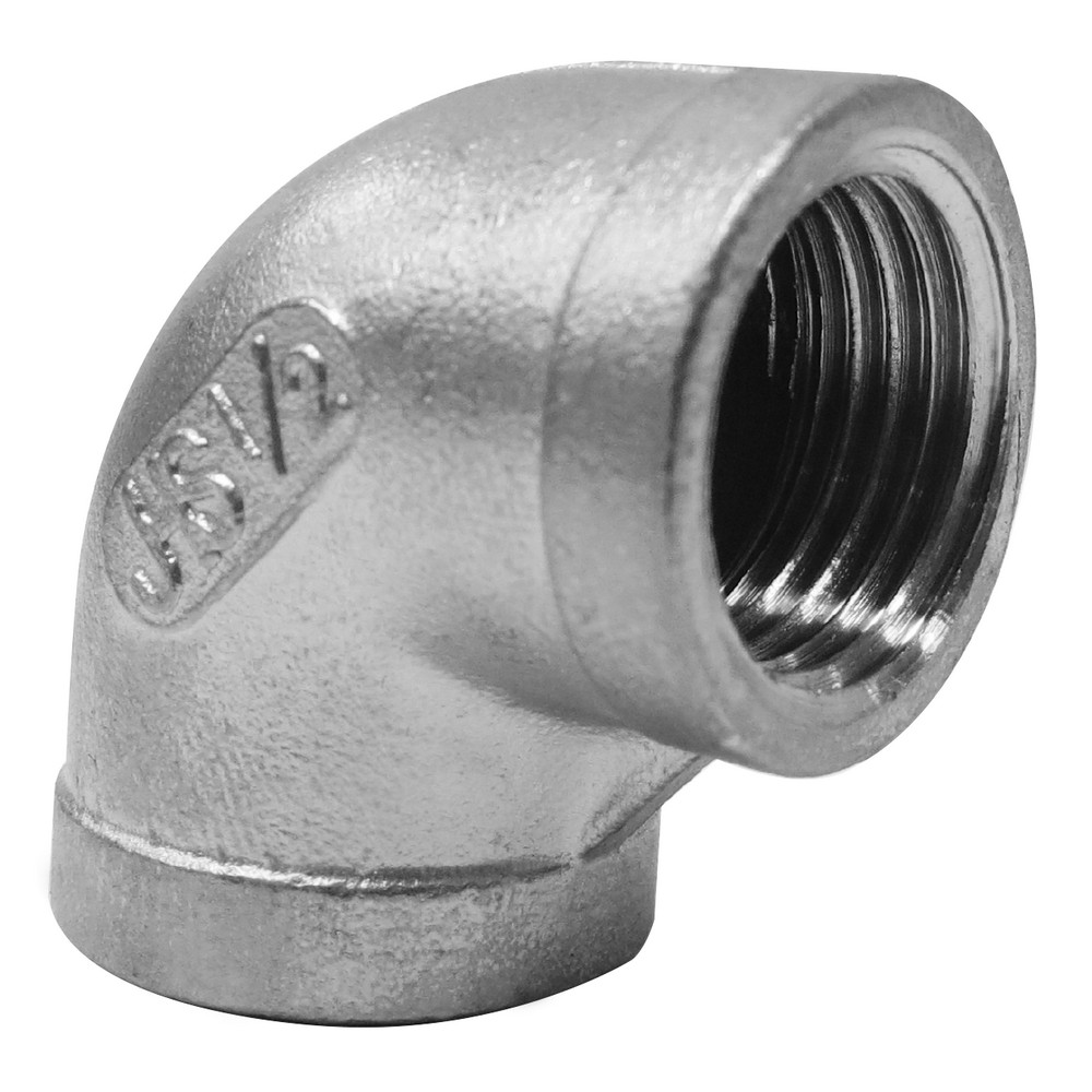 Codo acero inoxidable 1/2 pulg x 90 grados