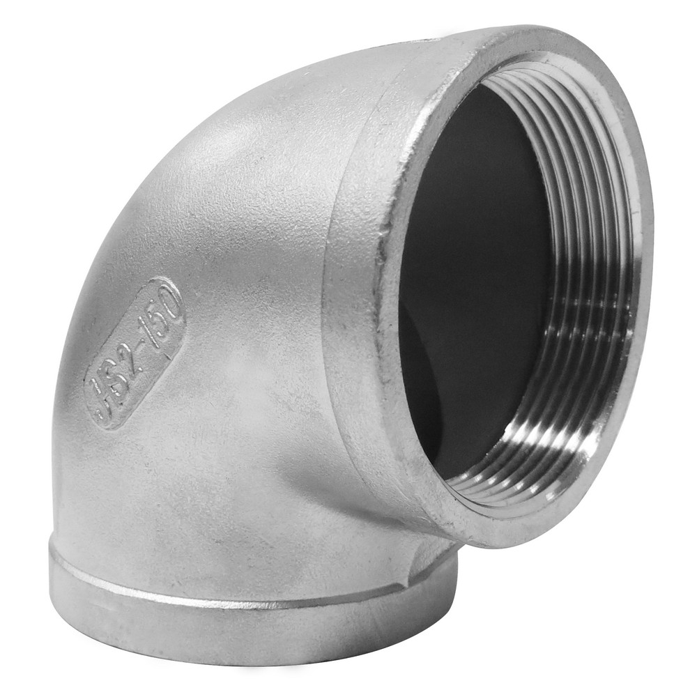 Codo acero inoxidable 1.1/2 pulg x 90 grados