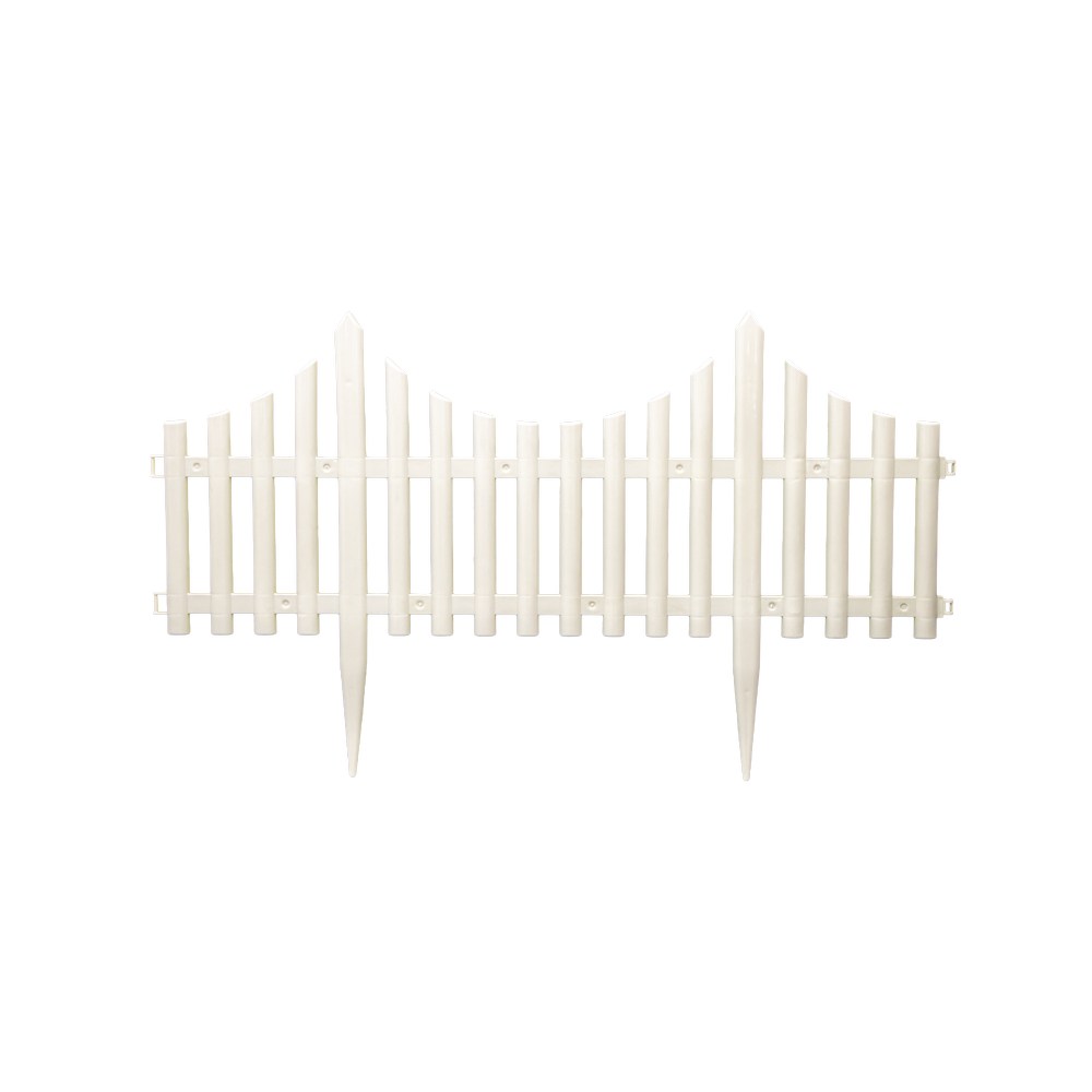 Cerca para jardin plastica blanca 40x70 centimetros