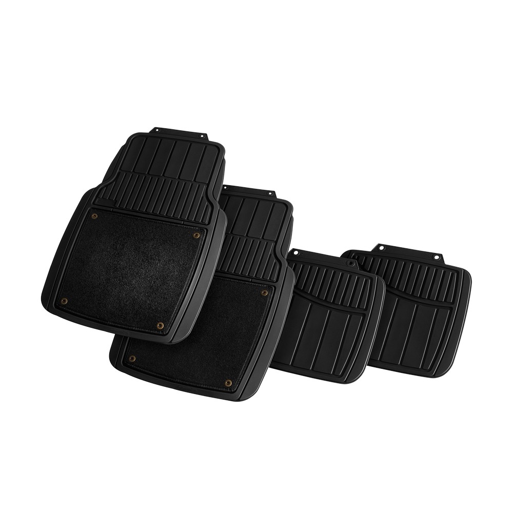 Alfombra para carro de pvc universal - set de 4 unidades