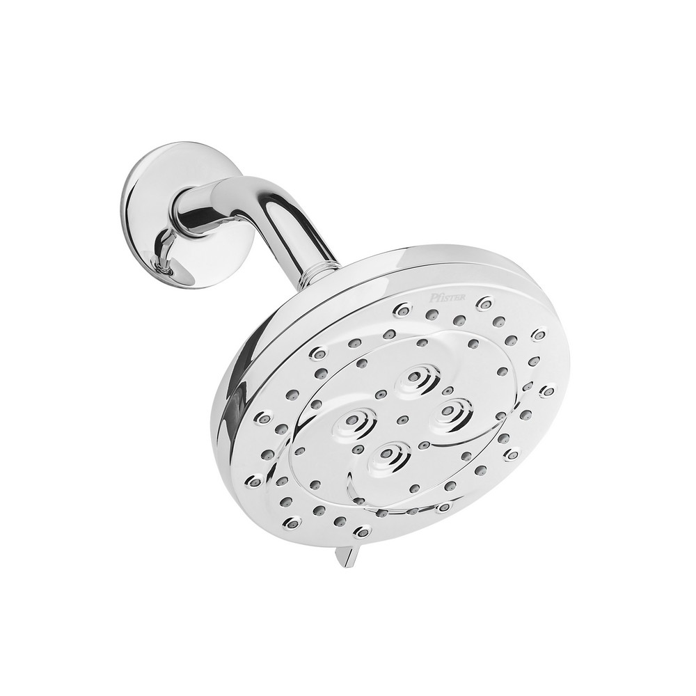 Ducha redonda cromada 6funciones thermoforce