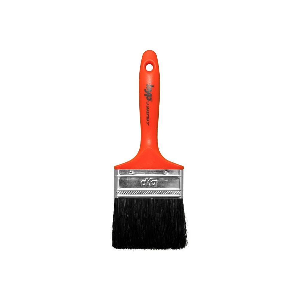 Brocha de cerda mango plástico maestra 3 in