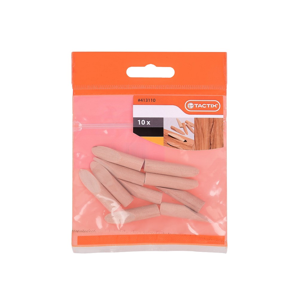 Tarugo de madera para tornillo set de 10 piezas