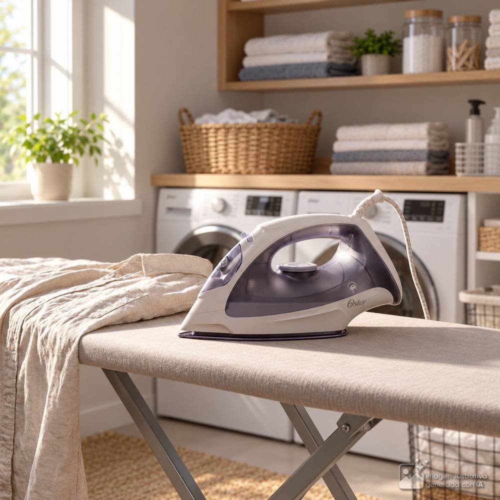 Plancha de vapor antiadherente lavanda