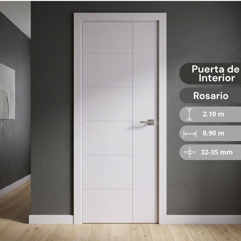 Puerta hdf rosario 90x2.10