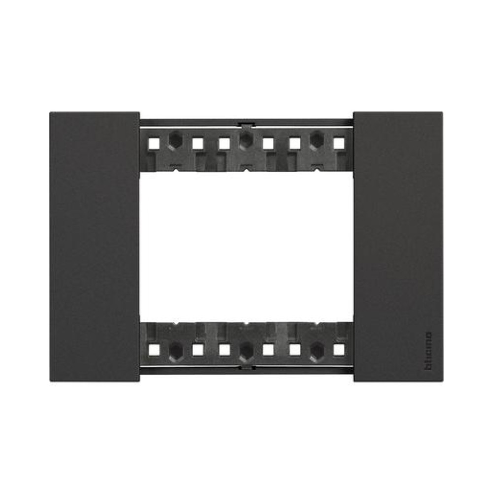 Placa negra 3 módulos