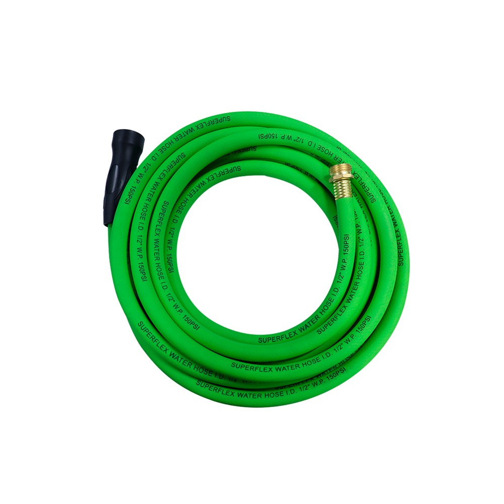Manguera reforzada superflex 1/2 pulgadas x50 pies para jardin