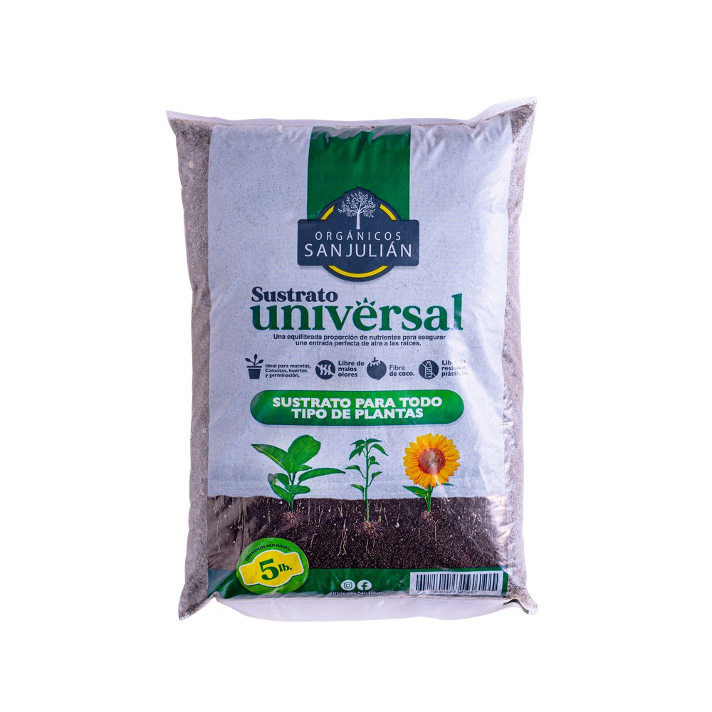 Sustrato universal para todo tipo de plantas 5 libras