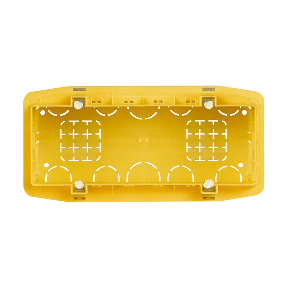 Caja rectangular 6 espacios 183.5x90x53.5 mm living now