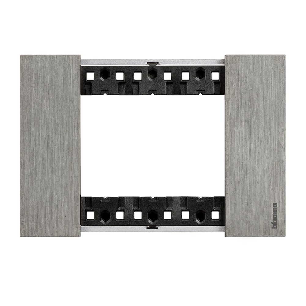 Placa steel 3 módulos