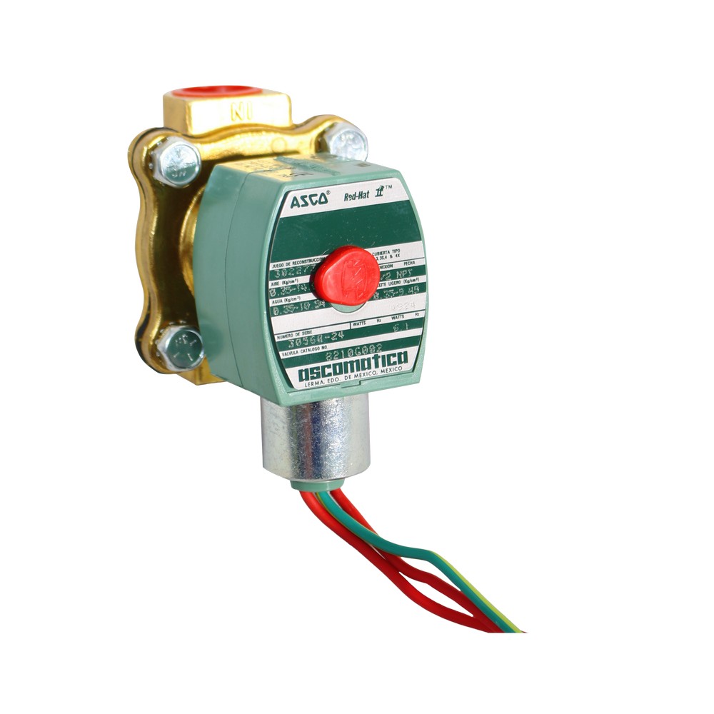 Válvula solenoide 1/2 pulg agua 120v agua