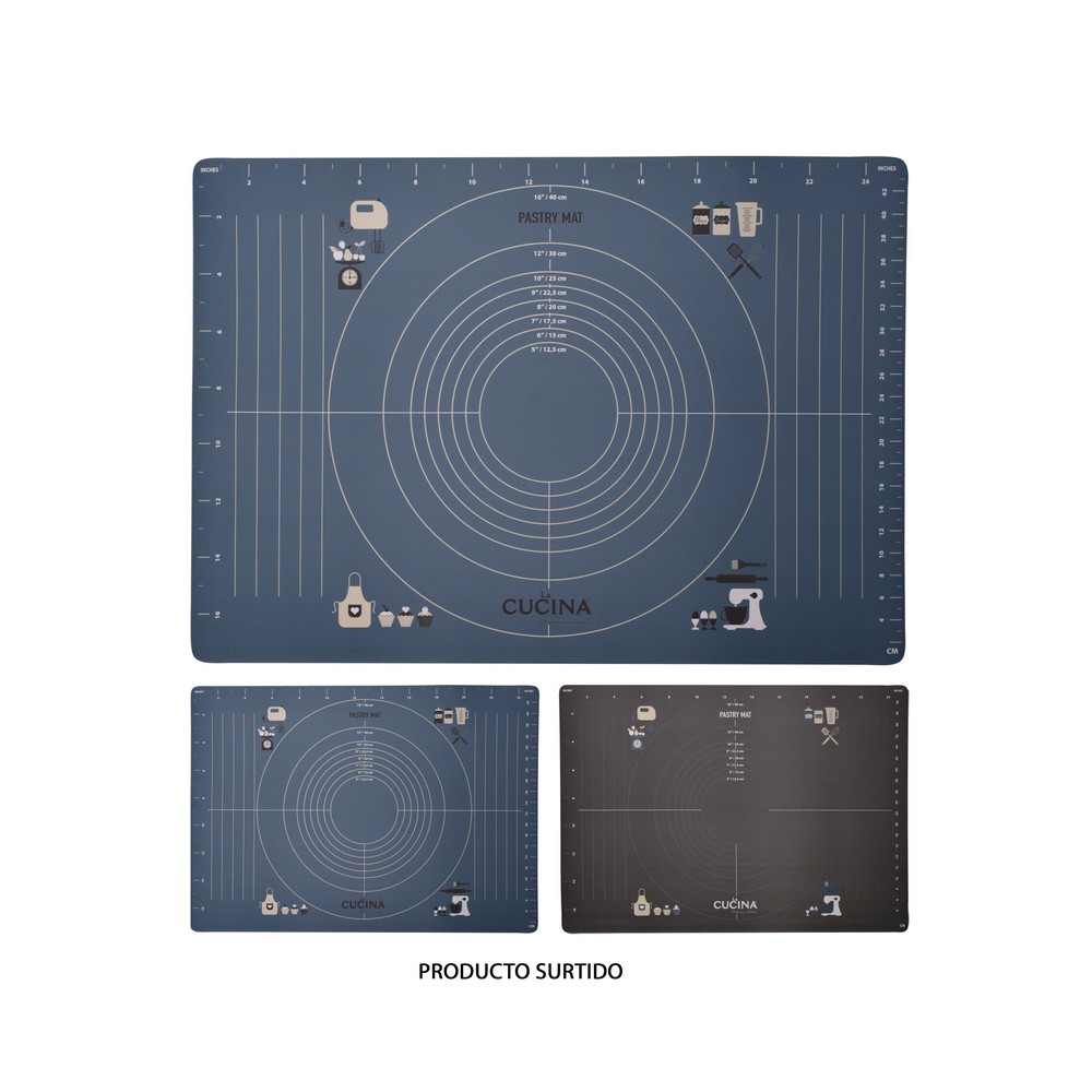 Tapete para hornear 45 x 65cm con medidas surtido