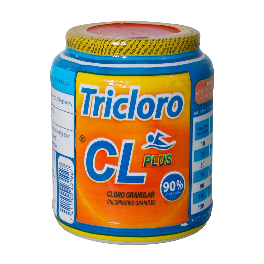 Tricloro 90% granulado cl plus 2 lb (0.90 kg)