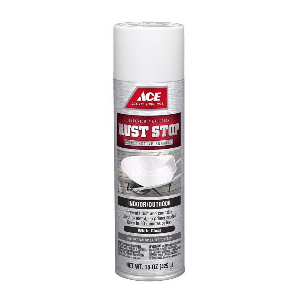 Pintura en spray color blanco brillante anticorrosivo 425 g (15 oz)