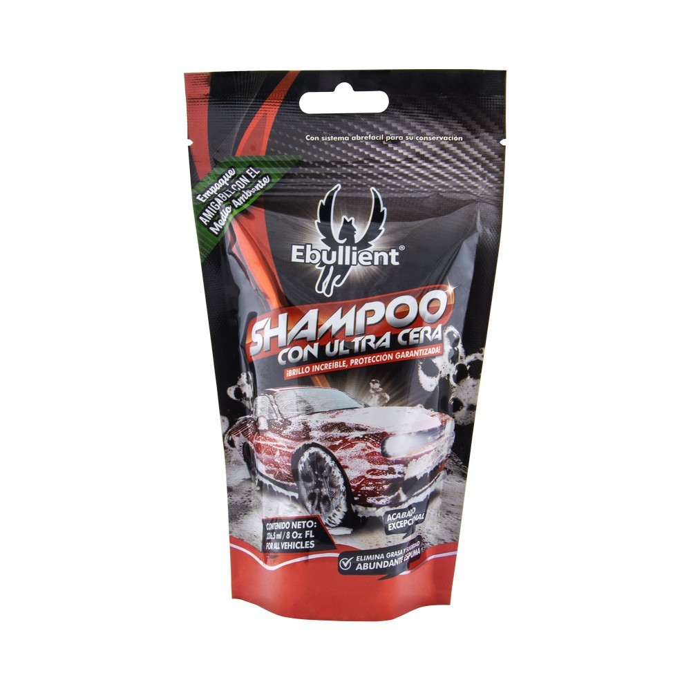 Shampoo con ultra cera doy pack de 236.5 ml (8 onzas)