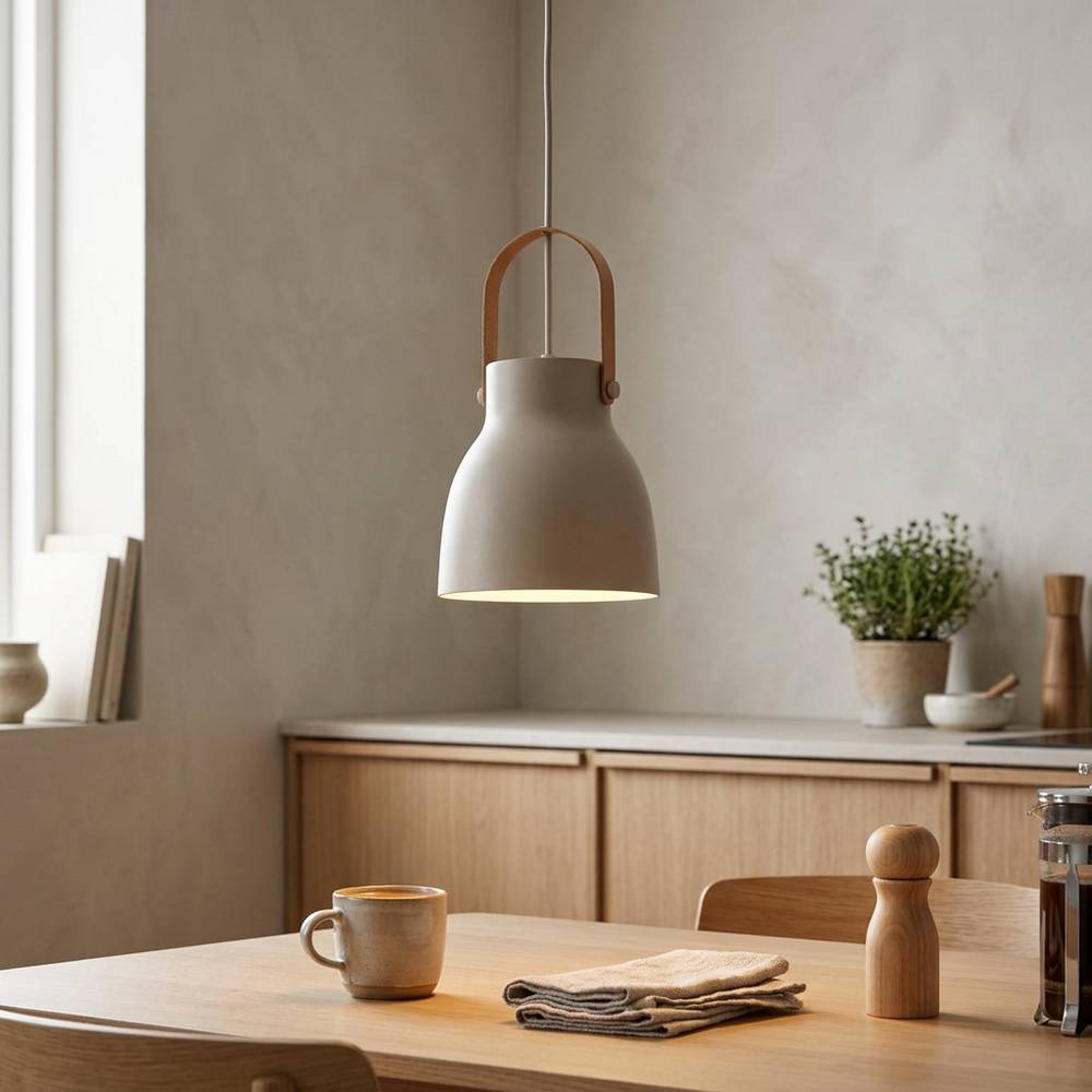 Lámpara colgante 1 luz blanco e27