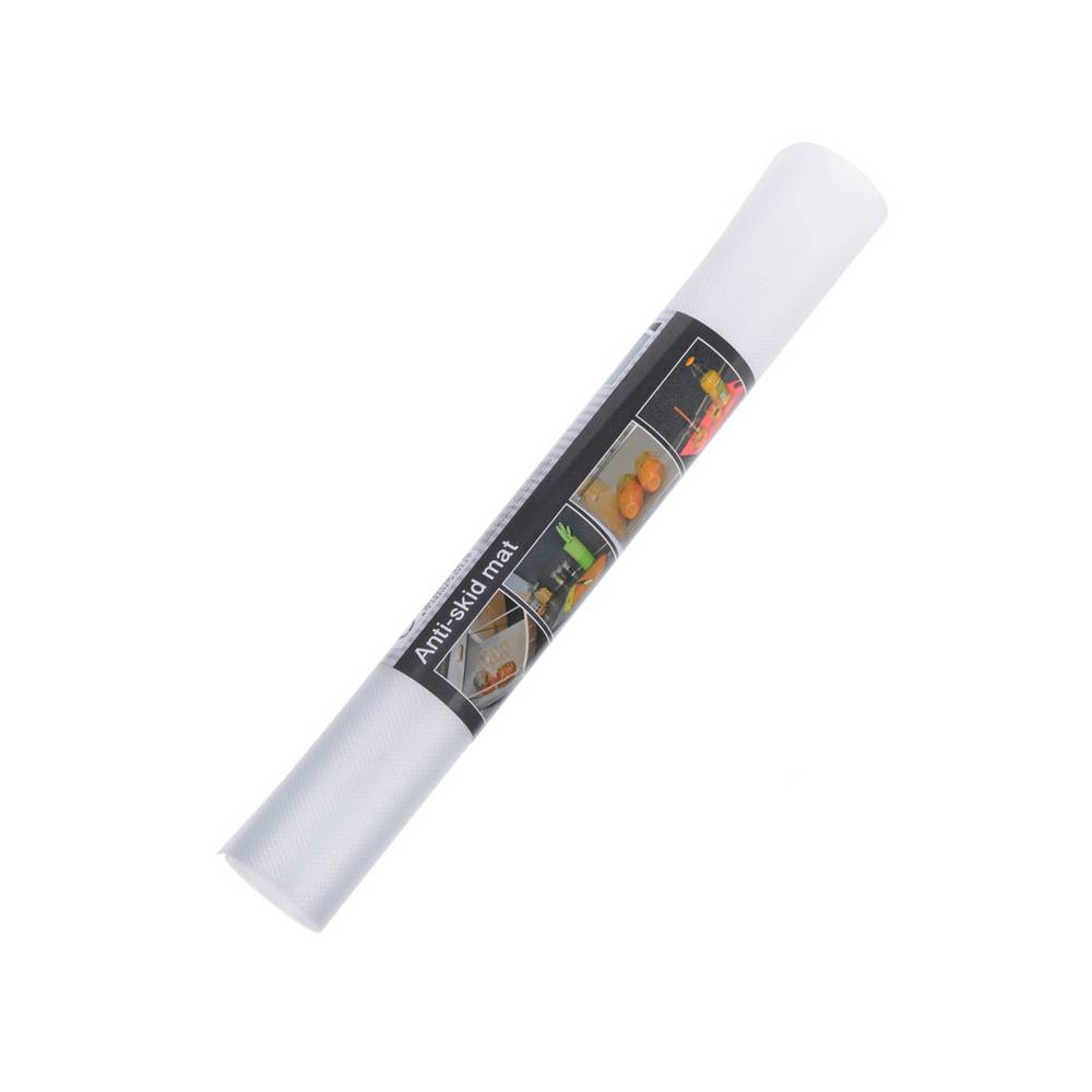 Alfombra blanca antideslizante de cocina 90 x 32 cm