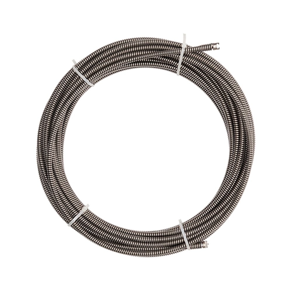 Cable para destapadora de tuberias 1/2 pulg x 75 pies (12.70 mm x 22.86 m)