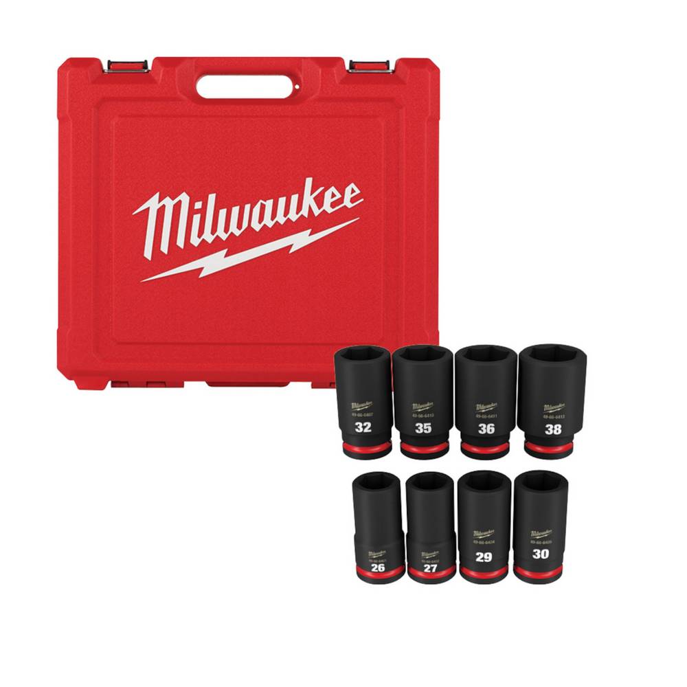 Cubo de impacto 26-38 mm (3/4 pulg) set de 8 unidades