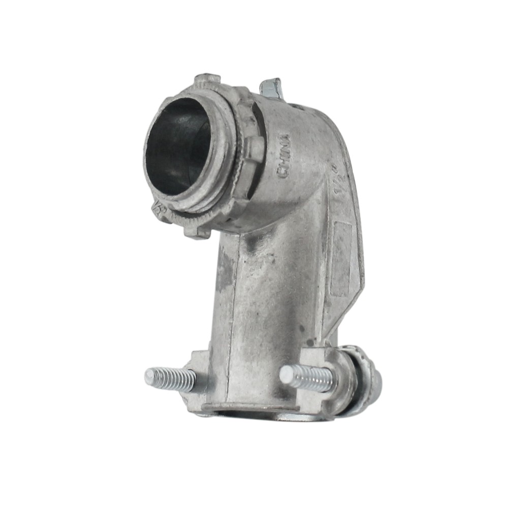 Conector curvo para coraza galvanizada de 1/2 pulg (12.70 mm)