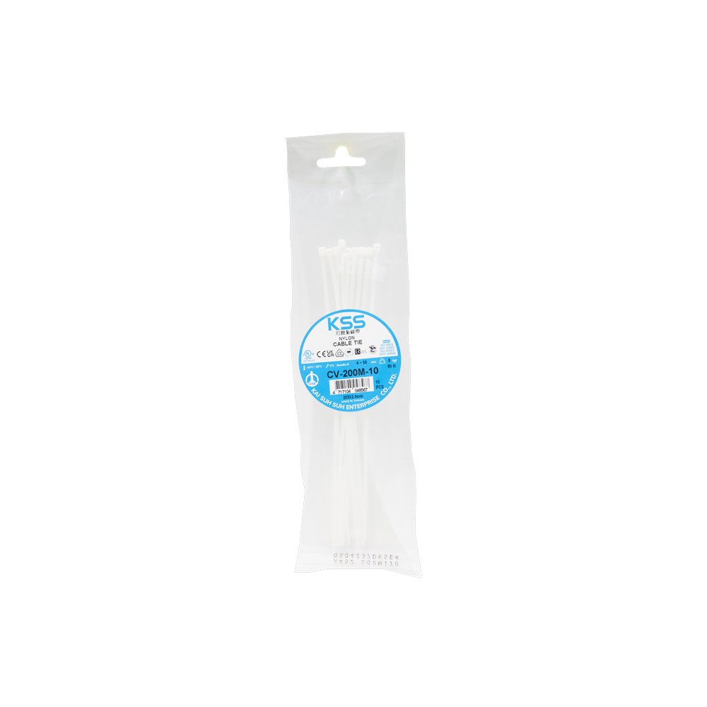 Cincho plástico ul de 20.32 cm (8 pulgadas) set de 10 unidades