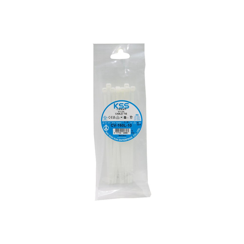Cincho plástico ul de 15.24 cm (6 pulgadas) 4.8 mm set de 10 unidades