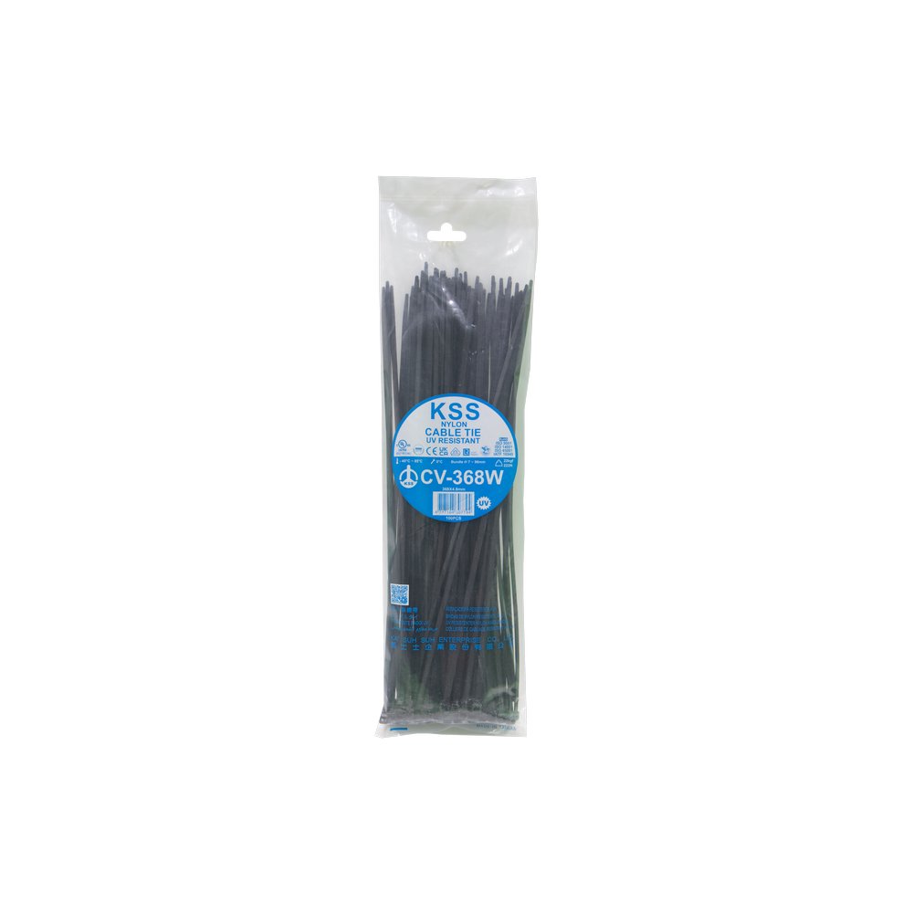 Cincho plástico ul de 35.56 cm (14 pulgadas) set de 100 unidades