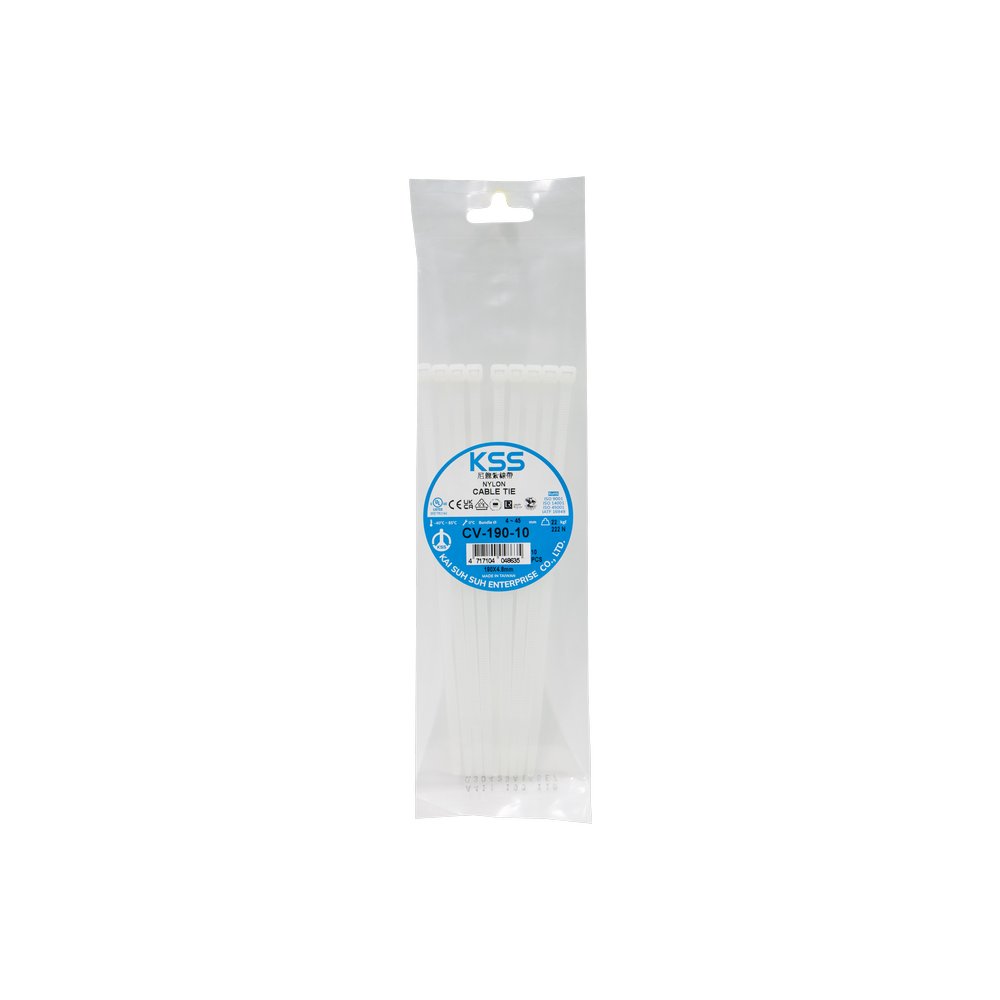 Cincho plastico ul 7 pulg (17.78 cm) 4.8 mm set de 10 piezas