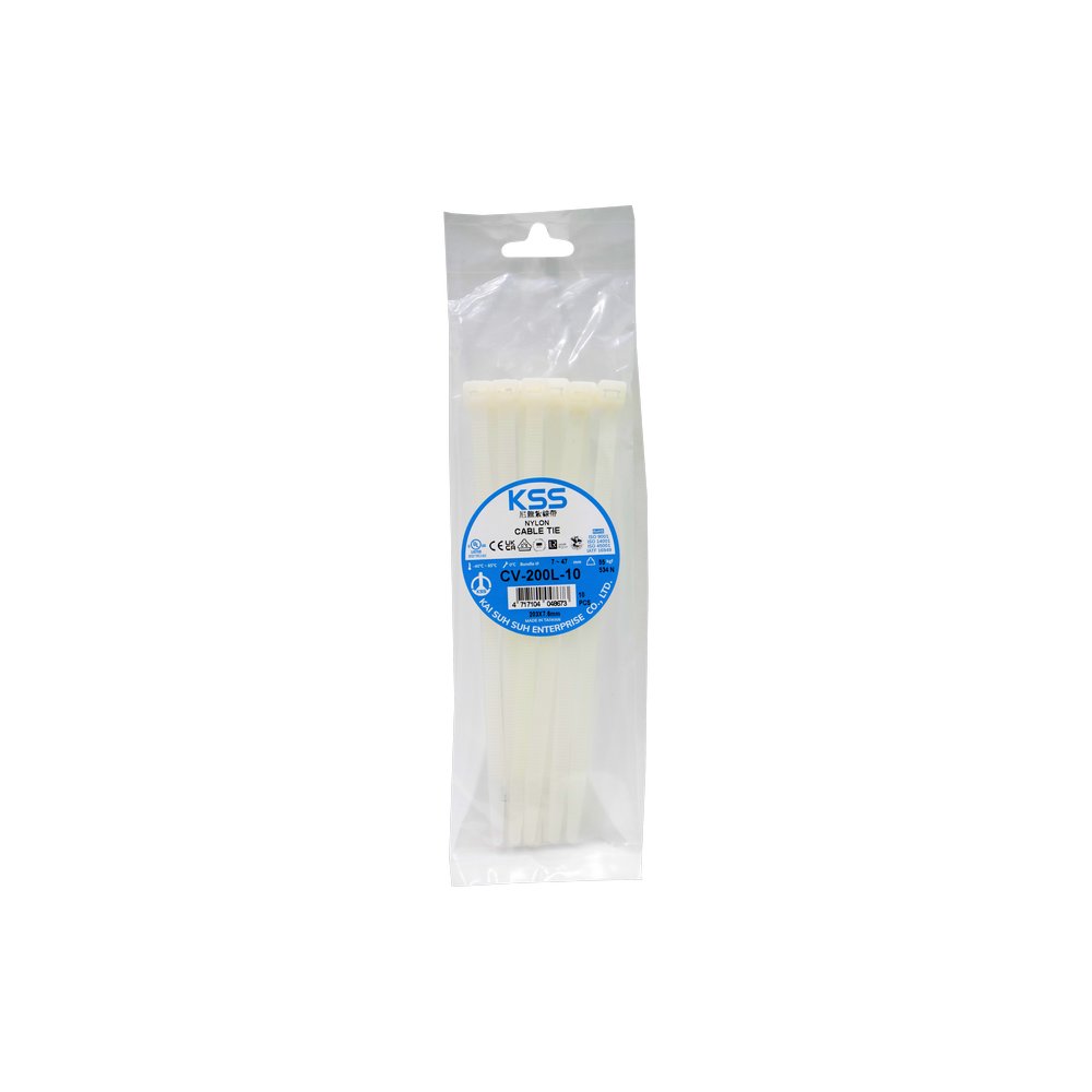 Cincho plastico ul 8 pulg (20.32 cm) 7.6 mm set de 10 piezas
