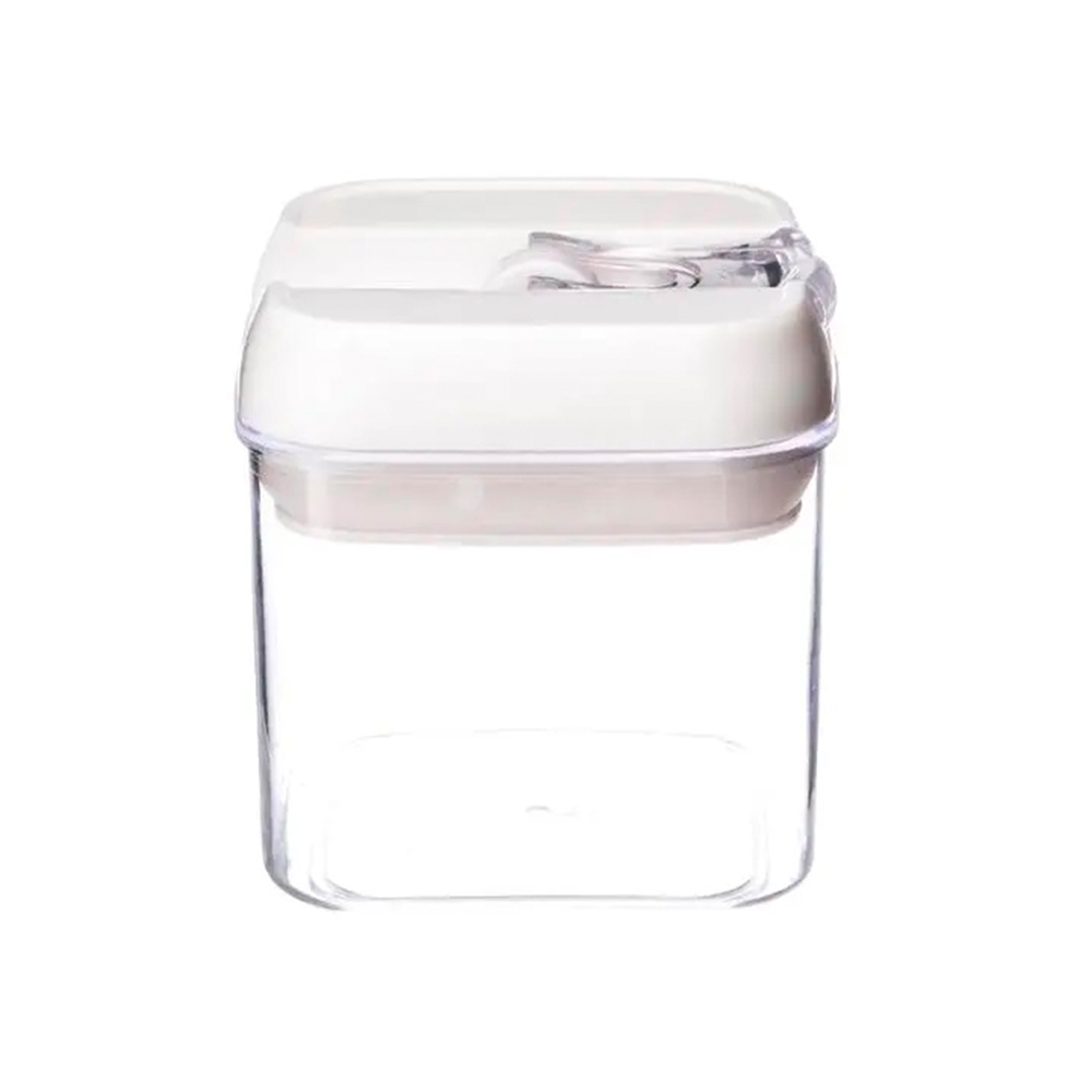Deposito plástico cuadrado para gomitas 500 ml (16.9 oz)