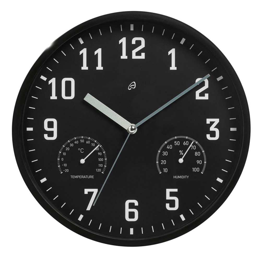 Reloj decorativo de plástico circular 25 cm surtido