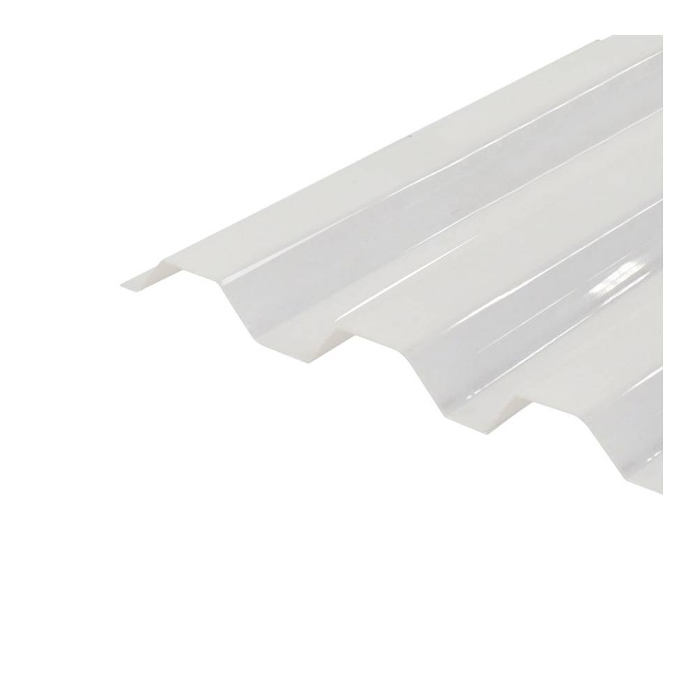 Lámina de policarbonato canal tipo aluminio zinc 3.04 m lechosa